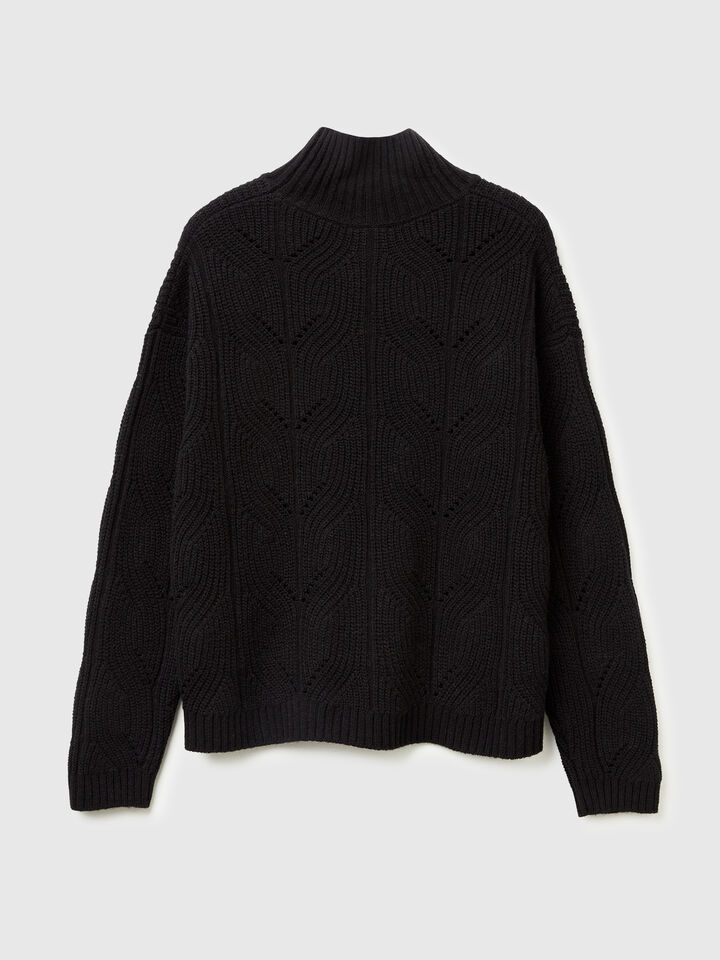 TURTLE NECK SWEATER Women image number 6